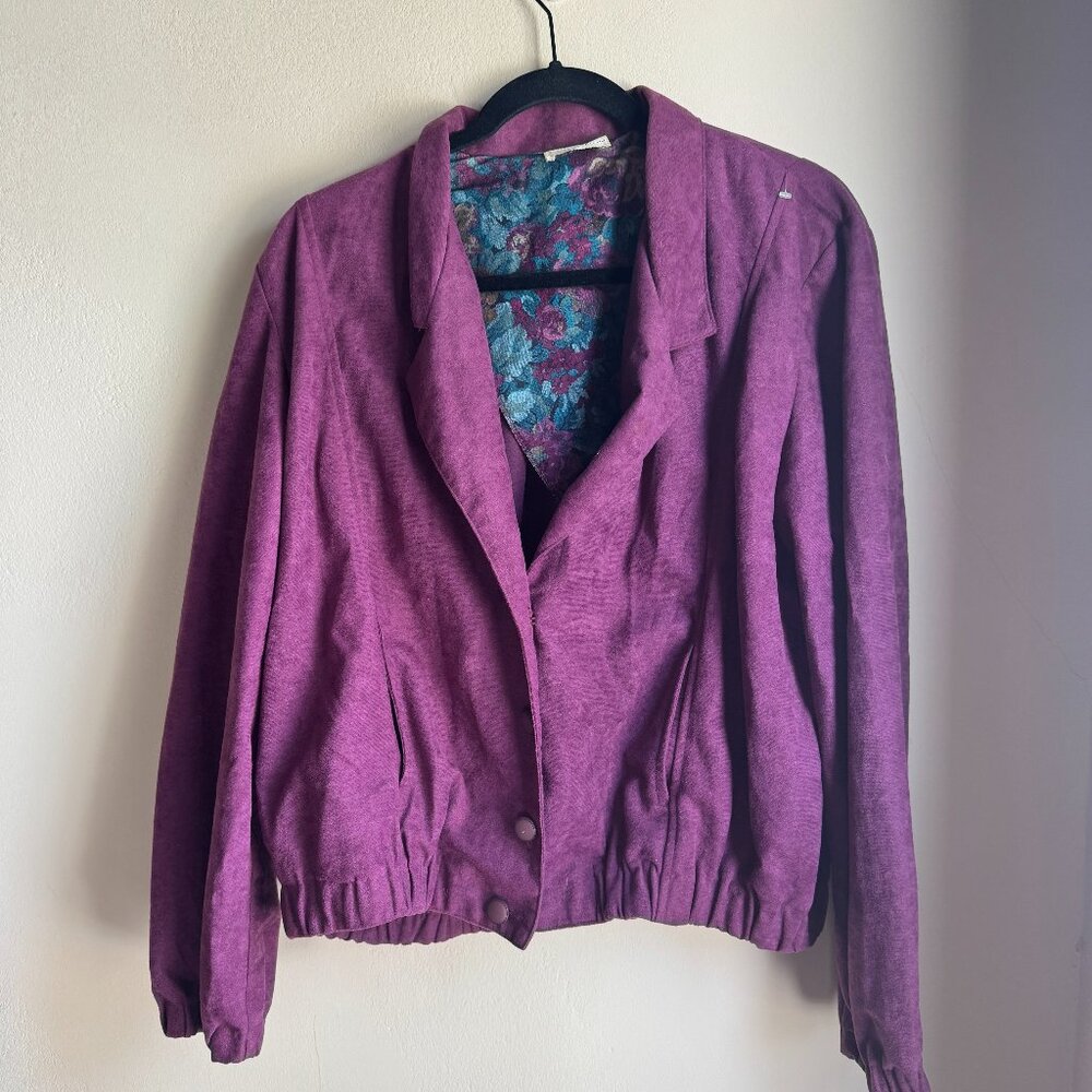 VTG Purple Blazer Jacket